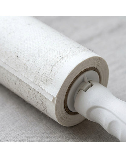 Mikuhome Heavy-Duty Adhesive Lint Roller 120 Sheets White