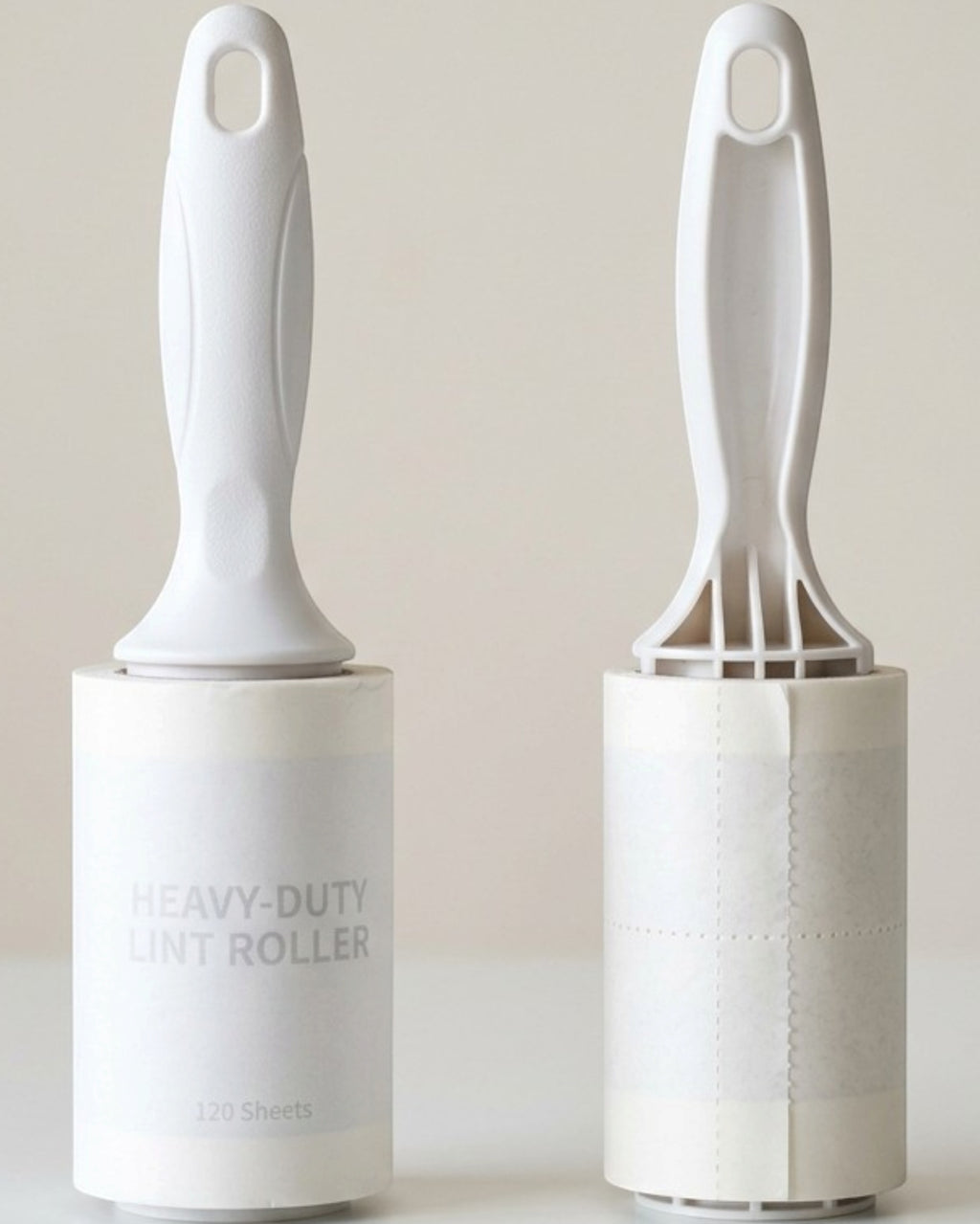 Mikuhome Heavy-Duty Adhesive Lint Roller 120 Sheets White