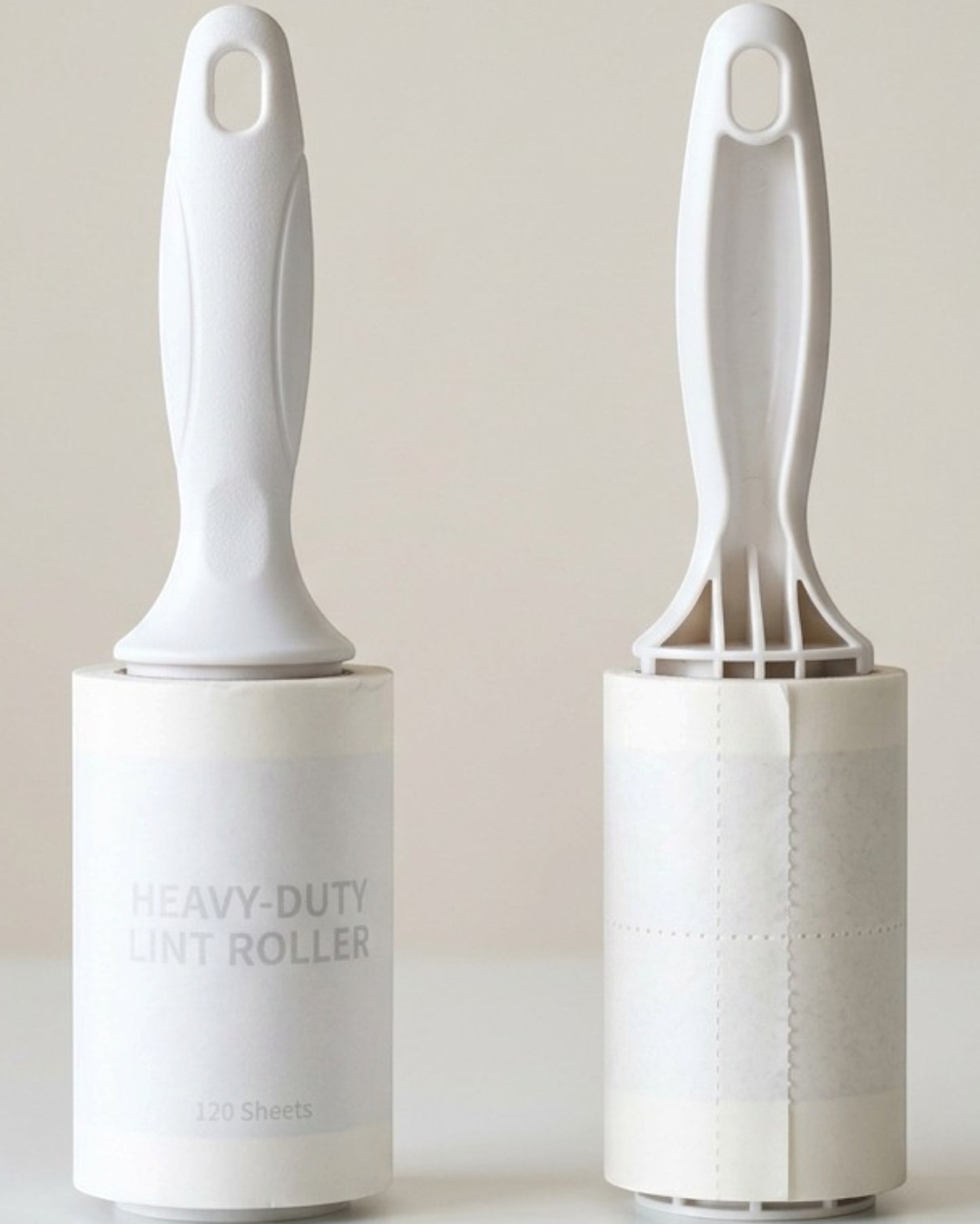 Mikuhome Heavy-Duty Adhesive Lint Roller 120 Sheets White