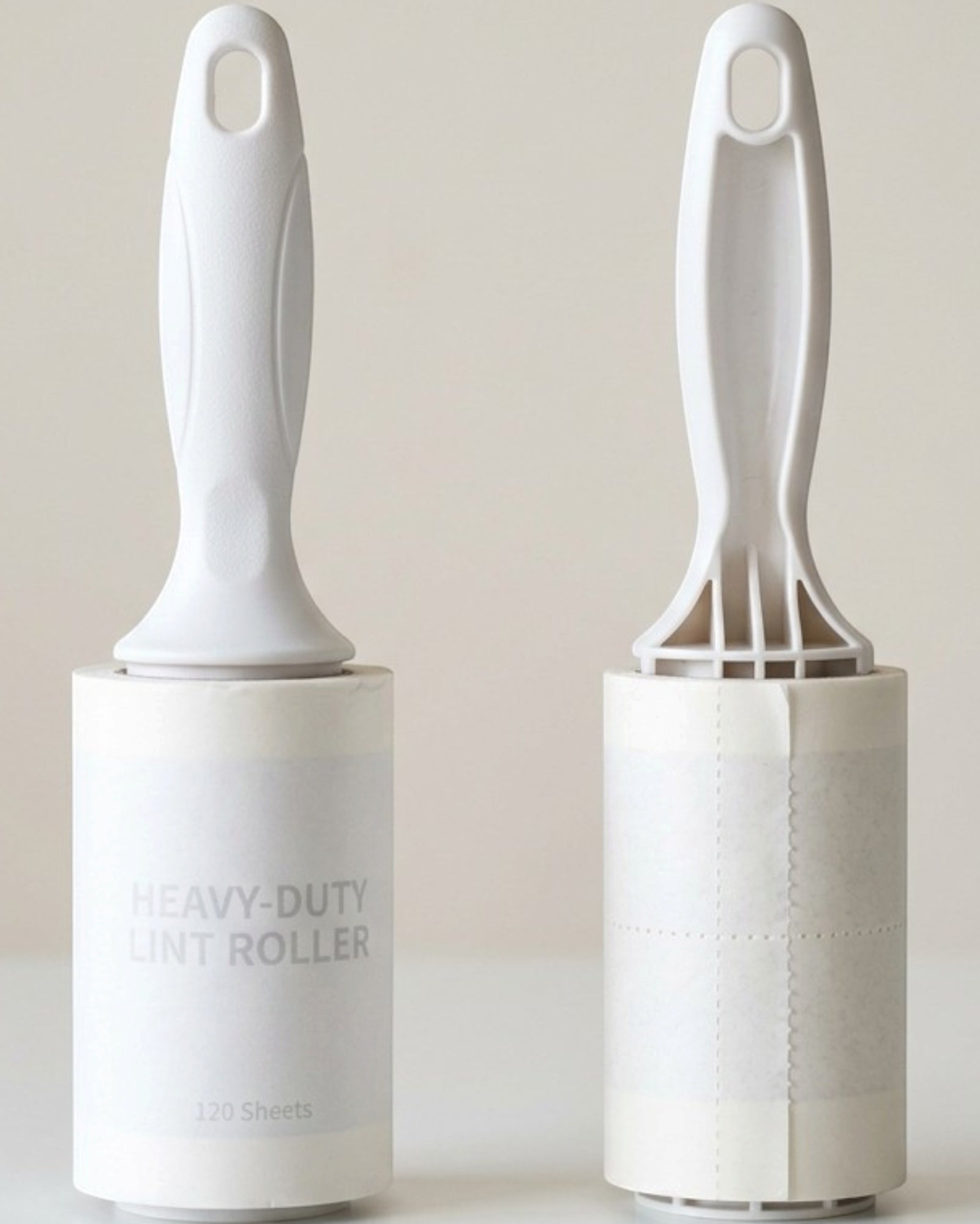 Mikuhome Heavy-Duty Adhesive Lint Roller 120 Sheets White