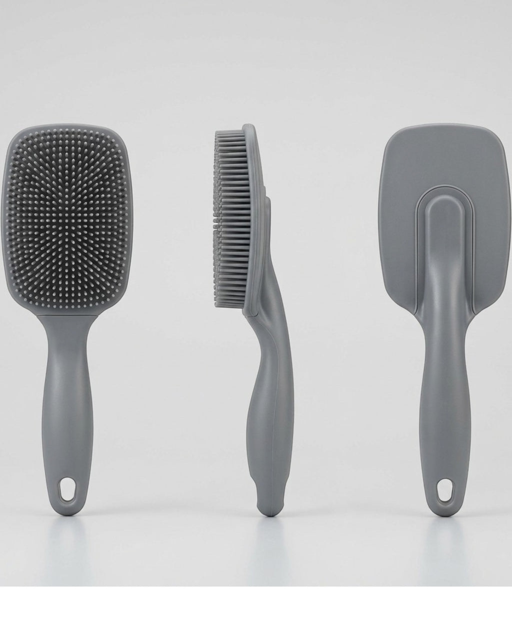 Mikuhome Reusable Silicone Pet Hair Remover Brush Gray