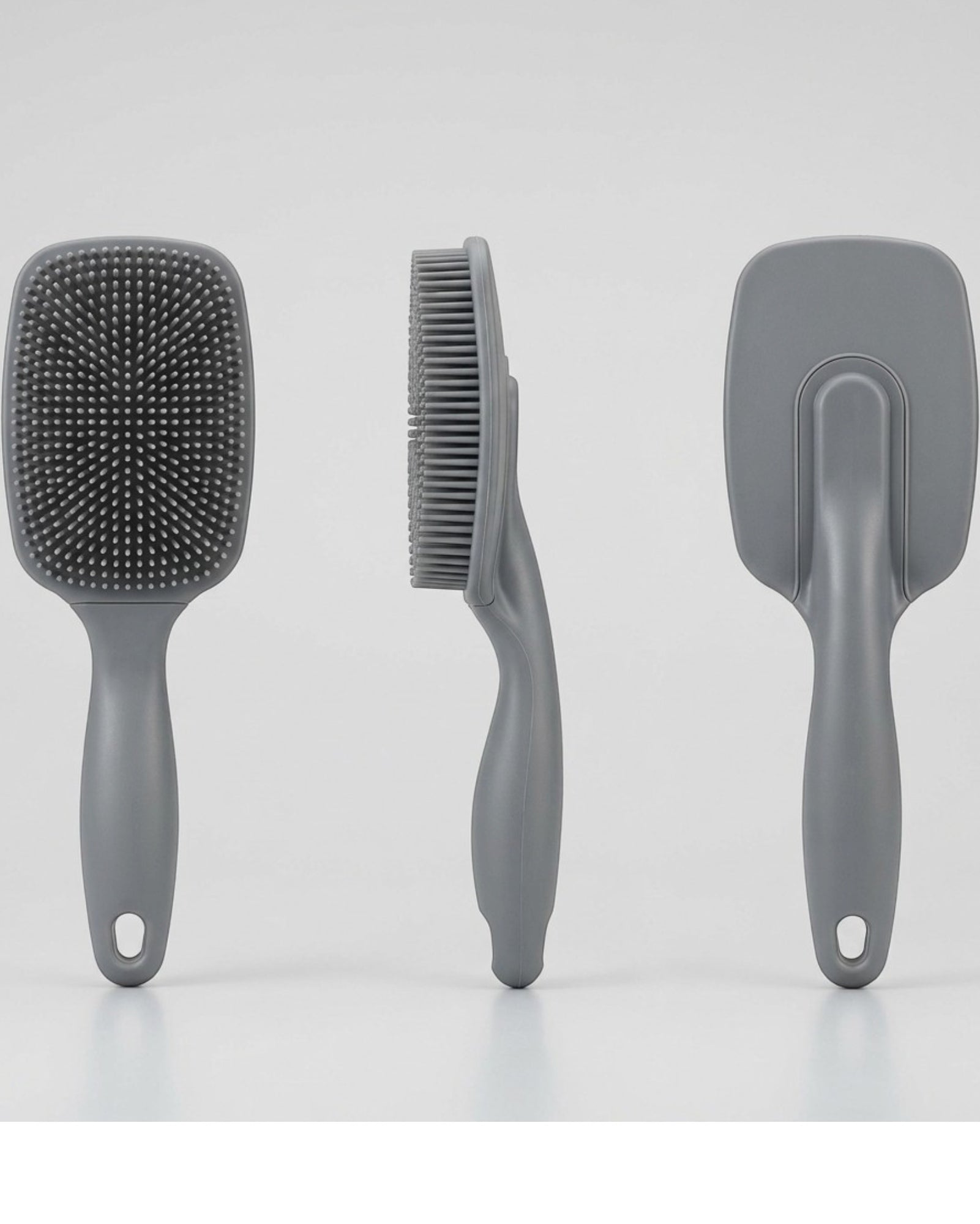 Mikuhome Reusable Silicone Pet Hair Remover Brush Gray