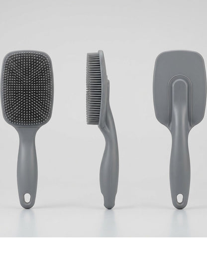 Mikuhome Reusable Silicone Pet Hair Remover Brush Gray