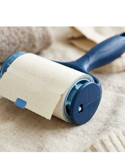 Mikuhome Compact Travel Lint Roller 60 Sheets Blue