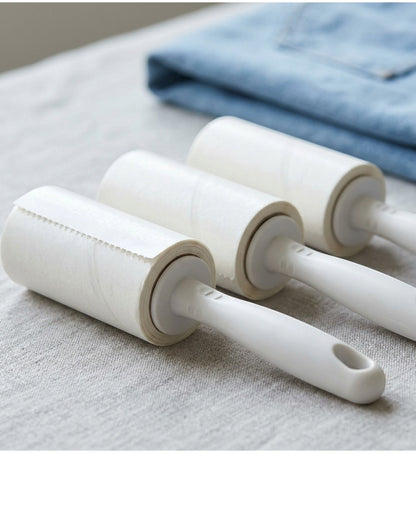 Mikuhome Mini Garment Lint Roller 3-Pack White