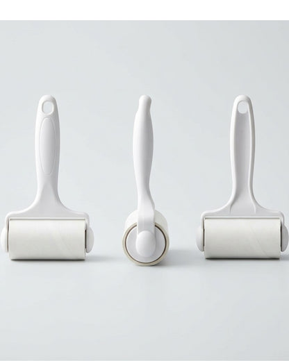 Mikuhome Mini Garment Lint Roller 3-Pack White